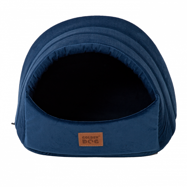 Kukaňa Golden dog L 28 x 38 x 36 cm - modrý